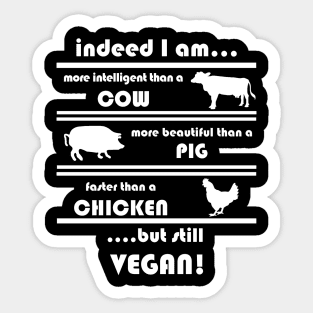 Vegan Vegetarian Nutrition Healthy Diet Sticker